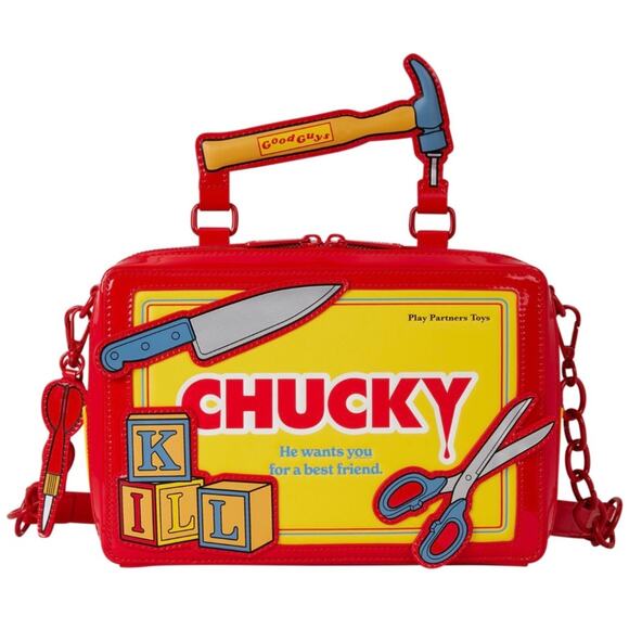 Loungefly Handbags - Loungefly Chucky Good Guys Tool Chest Crossbody NWT